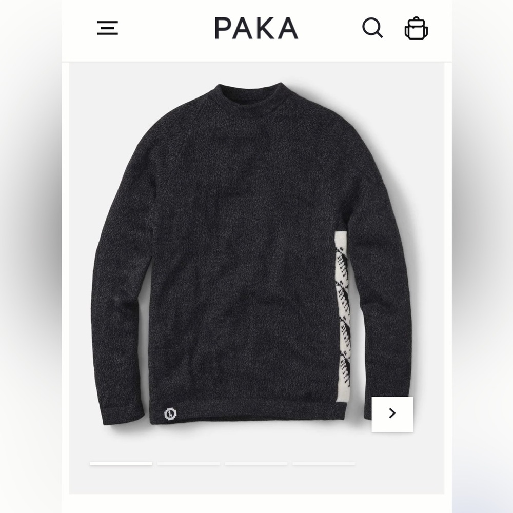 PAKA The Condor Alpaca Sweater Mens Small